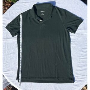 Goodfellow Co Loring Polo Shirt Men's Medium Dark Green Short Sleeve Classic Fit